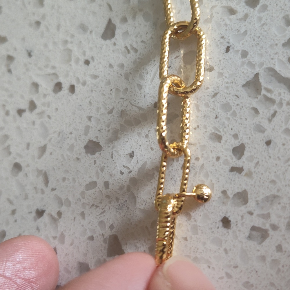 MONICA VINADER Alta Textured Chain Bracelet - Picture 9 of 10